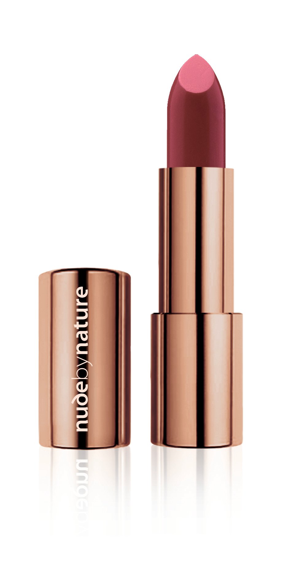 Nude by Nature - Moisture Shine Lipstick - 07 Deep Plum