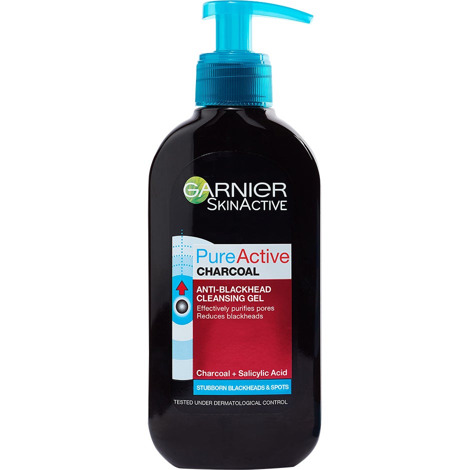 Skin Active Pure Active Anti-blackhead charcoal cleansing, Garnier Täydentävät tuotteet