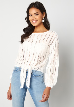 VILA Piline L/S T-Shirt Cloud Dancer M