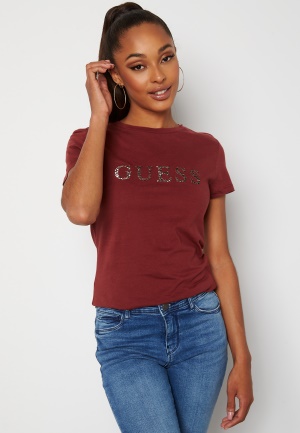 Guess SS CN Kimetz Tee G5Q7 Ruby Merlot M