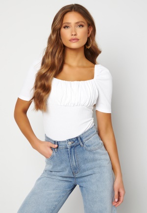 BUBBLEROOM Neija short sleeve top White XL