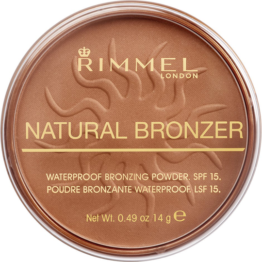 Natural Bronzer Waterproof SPF15, 14 g Rimmel London Aurinkopuuterit