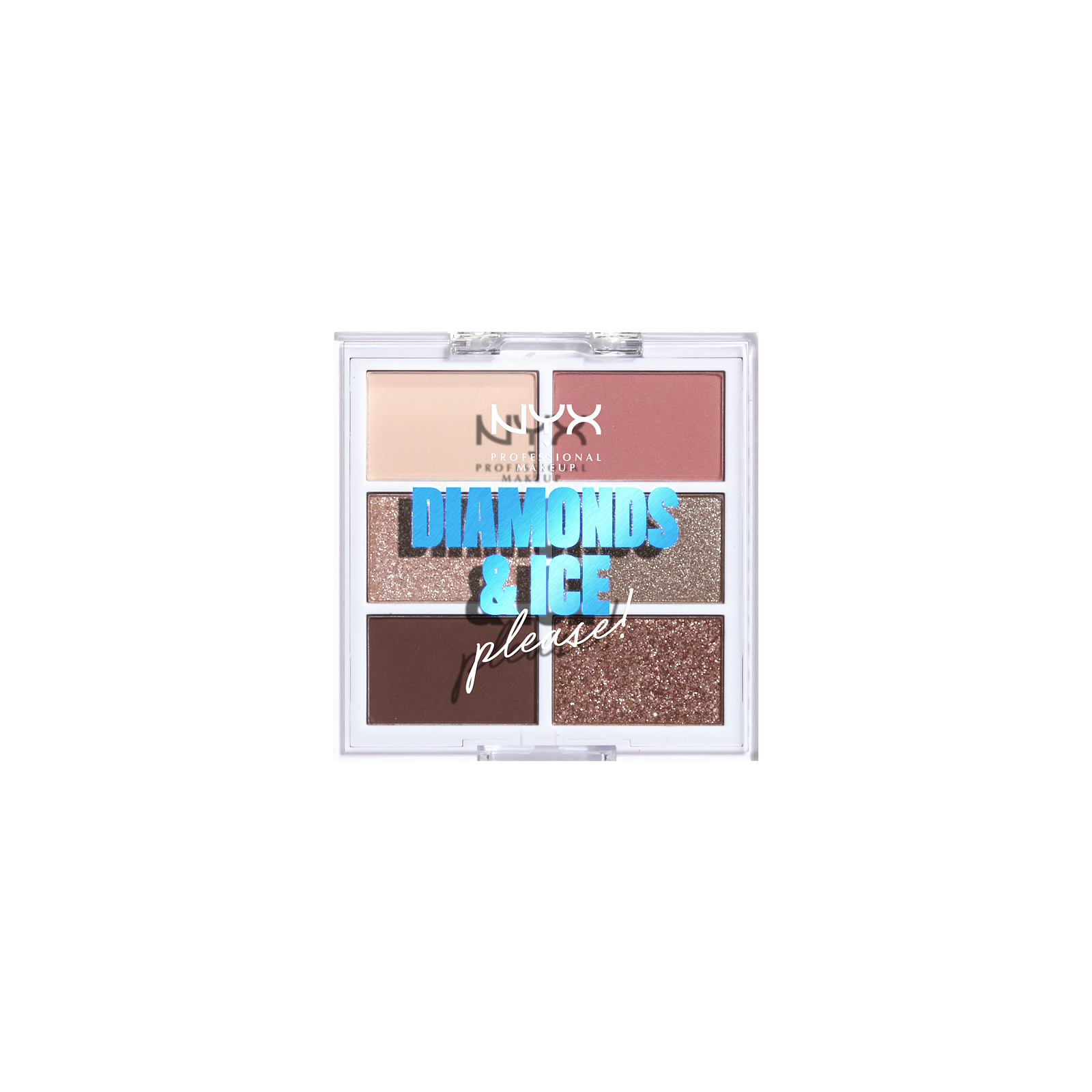NYX Professional Makeup - 6 Pan Eyeshadow Palette - Diamond Delirious