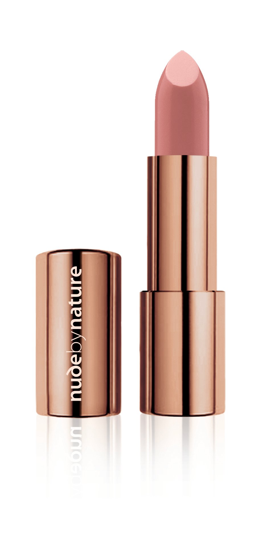 Nude by Nature - Moisture Shine Lipstick - 01 Bare Pink