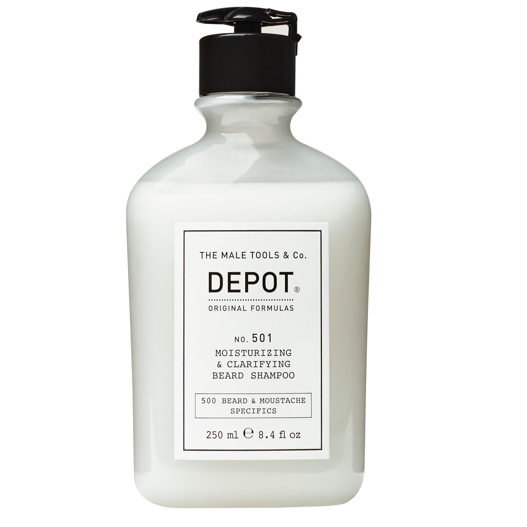Depot - No. 501 Misturizing&Clarifying Beard Shampoo 250 ml