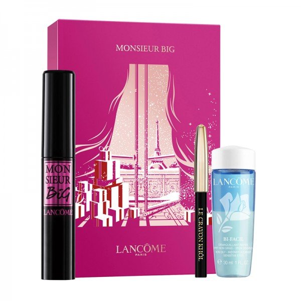 Lancôme - Monsieur Big Volumising Mascara 10 ml + Mini Black Kohl Pencil + Bi-Facil Eye Make-Up Remover 30 ml - Giftset