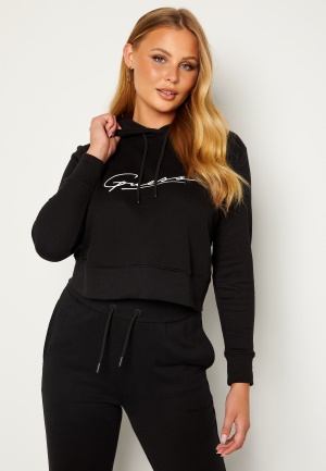 Guess Alexandra Hooded Sweatshirt JBLK Jet Black A996 XS
