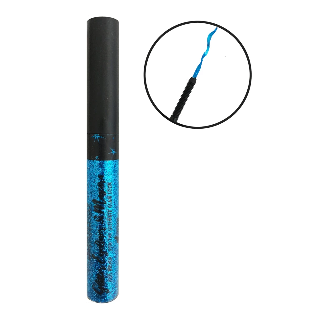 Glitter Eyeliner & Mascara Blue
