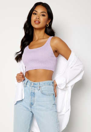VERO MODA Fibly SL Squareneck Top Lavendula L
