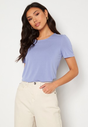 Pieces Kamala SS Top Pale Iris M