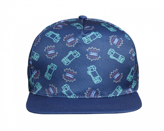 MINECRAFT BLUE SCATTER CAP