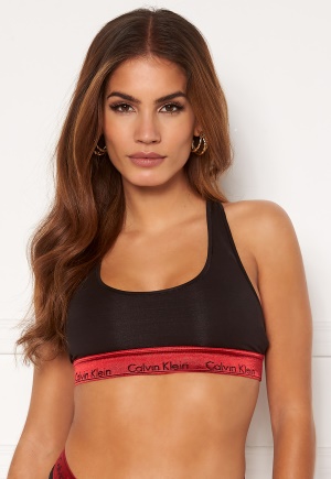 Calvin Klein Unlined Bralette 98G Black_Red Gala W S