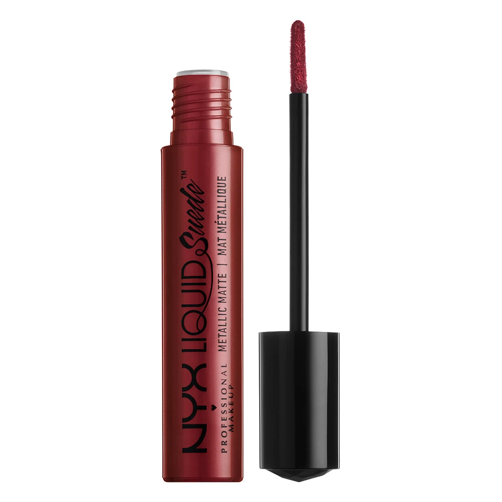 Liquid Suede Metallic Matte Biker Babe