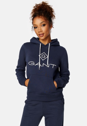 GANT Lock Up Sweat Hoodie 433 Evening Blue L