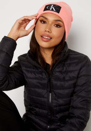 Calvin Klein Jeans Beanie Monogram TIV Soft Berry One size