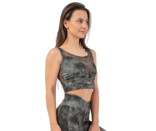 NEBBIA Mini Top With Mesh 411, Green Camo