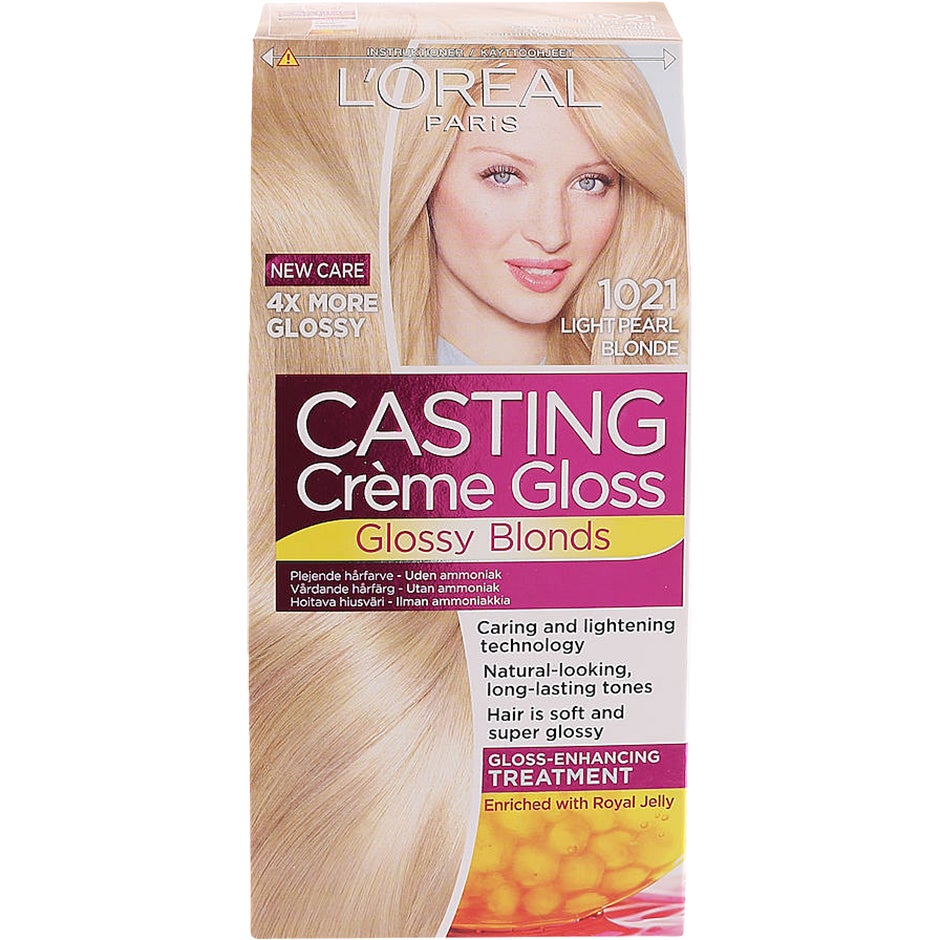 L'Oréal Paris Casting Crème Gloss 1021 Light Pearl Blonde, L'Oréal Paris Hiusvärit