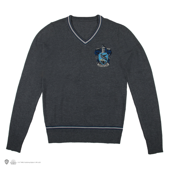 Harry Potter -​Ravenclaw - Grey Knitted Sweater - X-Small