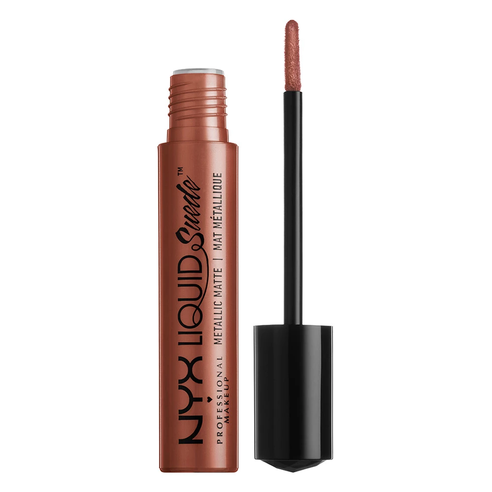 Liquid Suede Metallic Matte Mauve Mist