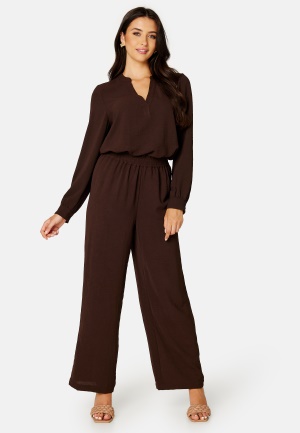 BUBBLEROOM Matilde Wide Trousers Brown L