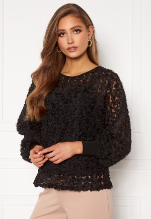 VILA Litta New L/S Top Black 38