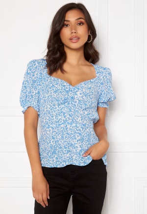 VERO MODA Nille S/S Top Provence AOP M