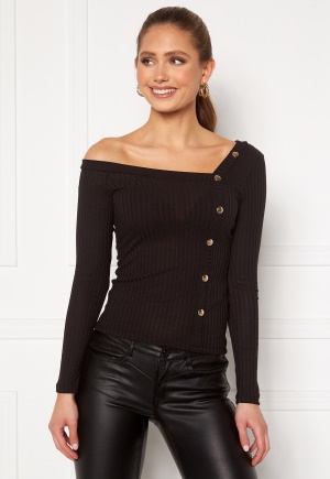 Chiara Forthi Flariana button top Black S