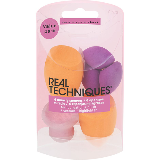 Real Techniques 6 Miracle Sponges, Real Techniques Meikkisienet