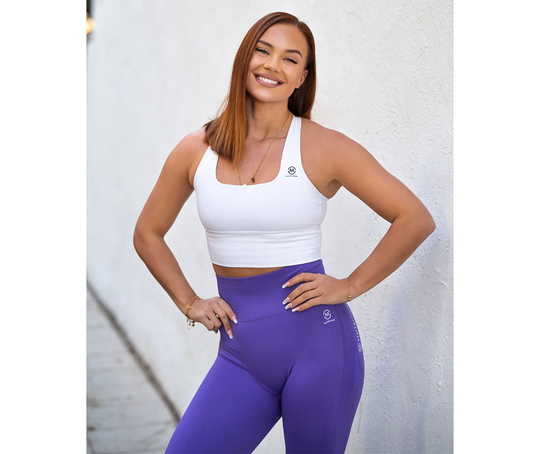M-NUTRITION Sports Wear Seamless Butt Booster tights, Purple