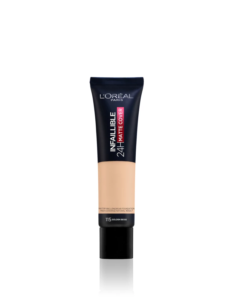 Infaillible 24H Matte Cover Foundation 115 Golden Beige