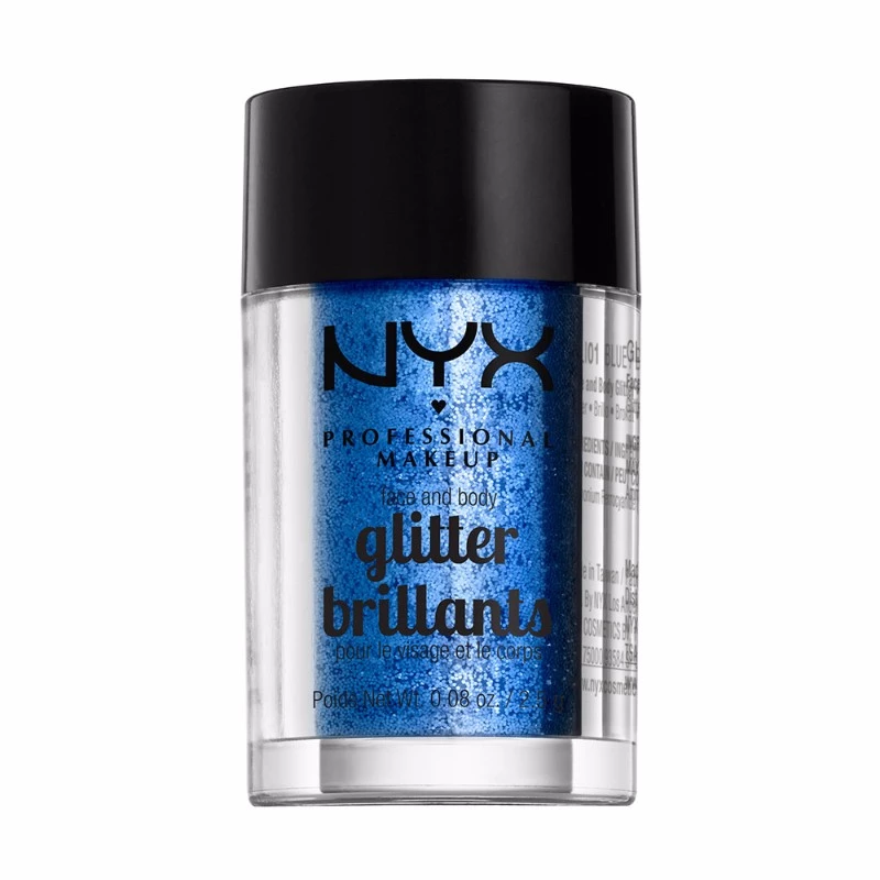 Face & Body Glitter Blue
