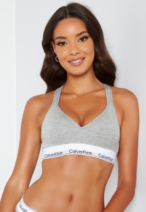 Calvin Klein CK Cotton Bralette Lift 020 Grey Heather L