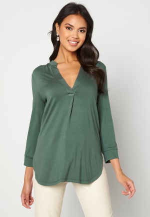 Happy Holly Milly 3/4 sleeve tunic Dusty green 36/38