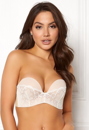 Wonderbra Glamour Perfect Strapless Bra Ivory 85B