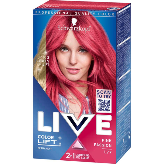 Live, 1 pcs Schwarzkopf Hiusvärit