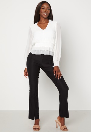 BUBBLEROOM Phetra stretchy suit trousers Black 34
