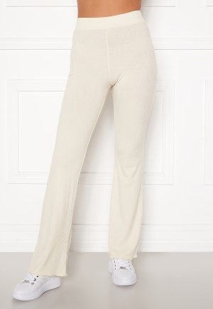BUBBLEROOM Lykke rib trousers Cream M