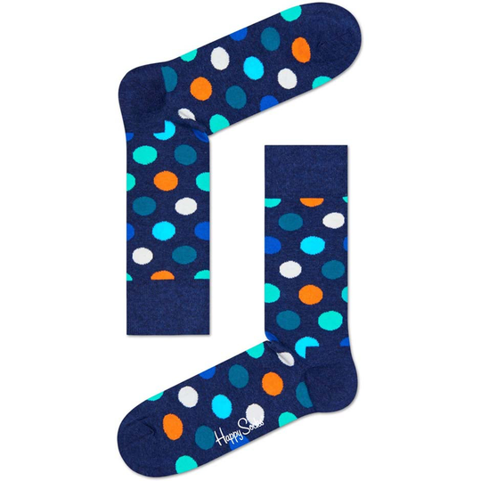 Big Dot Sock - Blue, Happy Socks Sukat