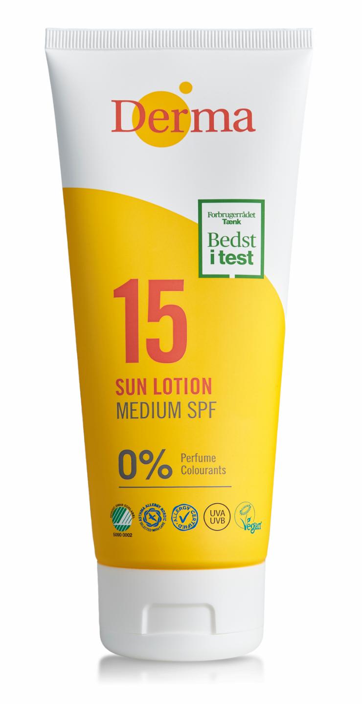 Derma - Sun Lotion SPF 15 200 ml