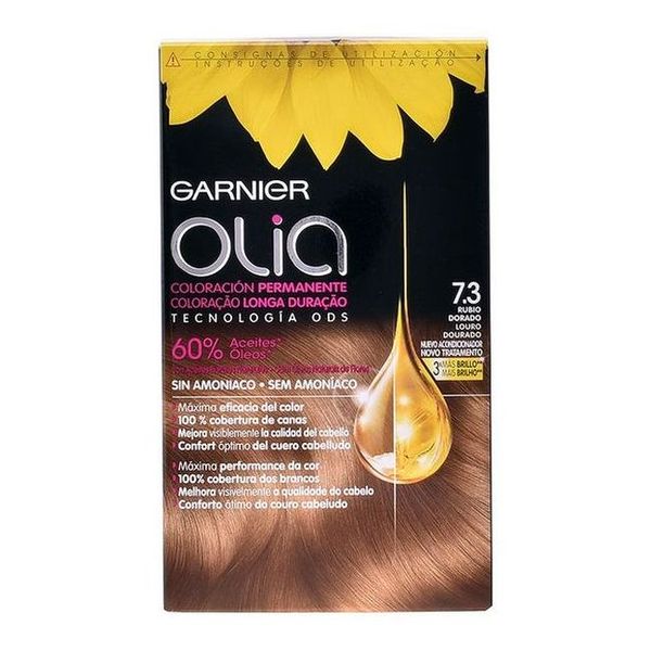Väriaine ei sisällä ammoniakkia Olia Garnier Golden dark blonde