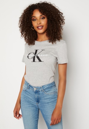 Calvin Klein Jeans Monogram Regular Fit Tee 038 L Grey Heather XS