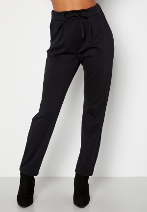 Happy Holly Mathilda high waist tricot pants Black 36/38