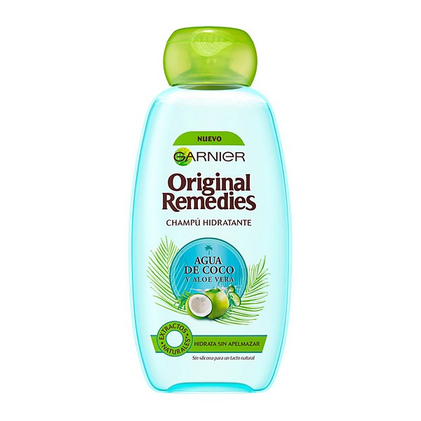 Kosteuttava shampoo Original Remedies Agua Coco Y Aloe Garnier (300 ml)
