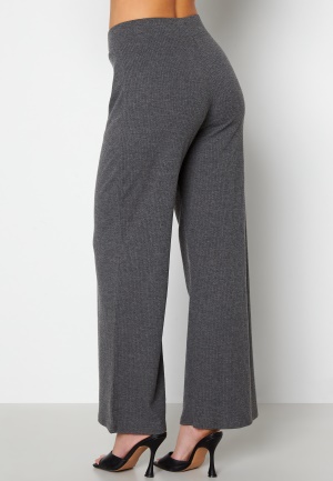 Happy Holly Scarlet wide leg pants Dark grey melange 36/38