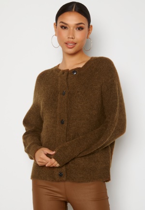SELECTED FEMME Lulu LS knit short cardigan Rubber S