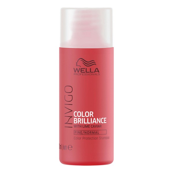 Väriä vahvistava shampoo Invigo Color Brilliance Wella Matkakoko (50 Ml)