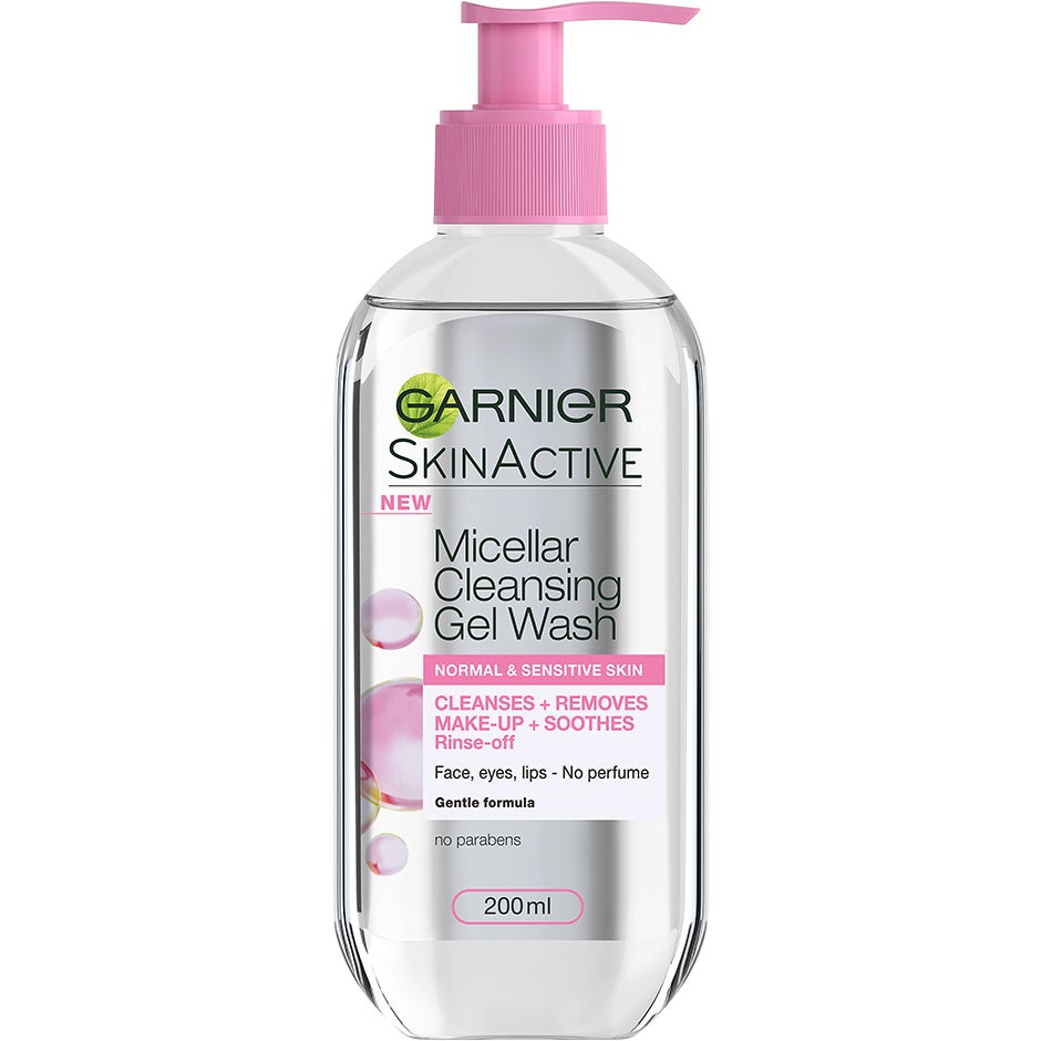Skin Active Micellar Cleansing Gel Wash, 200 ml Garnier Ihonpuhdistus