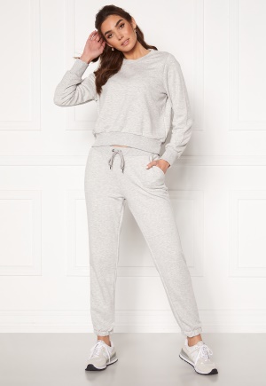Noisy May Lupa NW Logo Pant Ligth Grey Melange XS