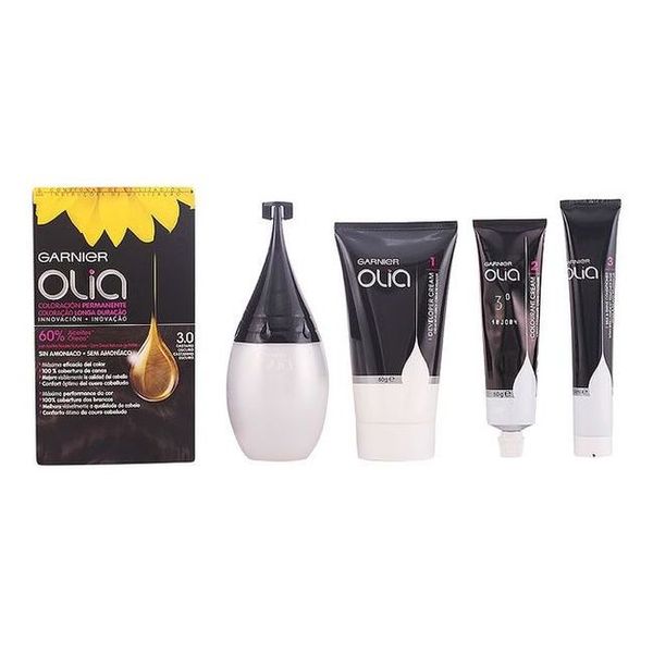 Väriaine ei sisällä ammoniakkia Olia Garnier Dark brown