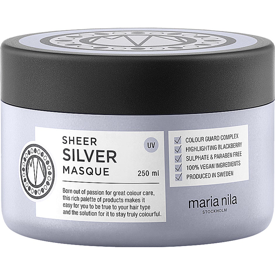 Maria Nila Sheer Silver Masque, 250 ml Maria Nila Hiusnaamiot